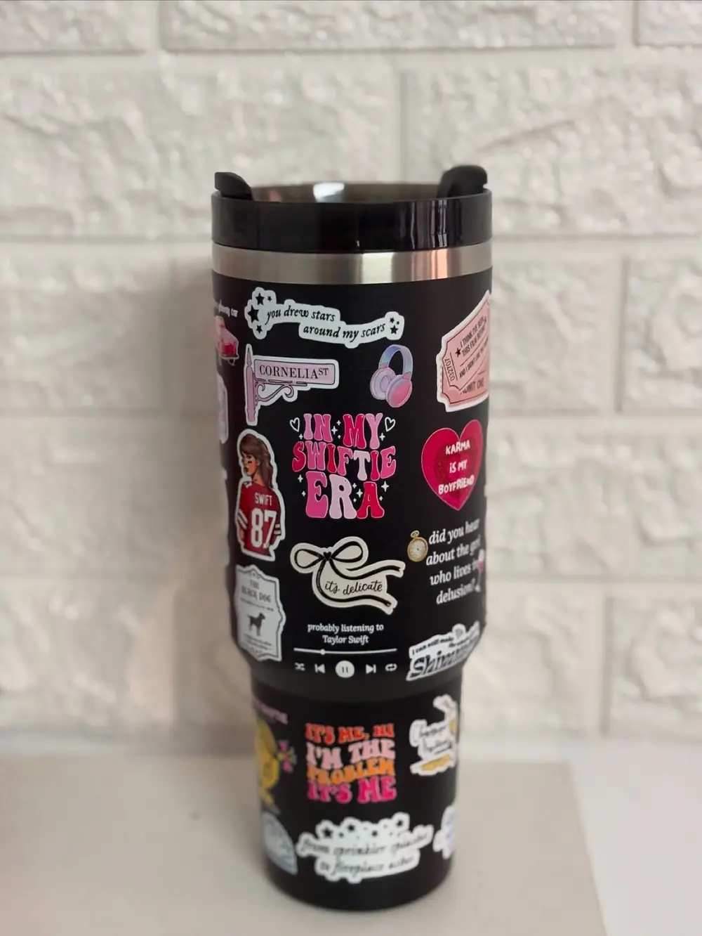 Transparent custom logo sticker label
